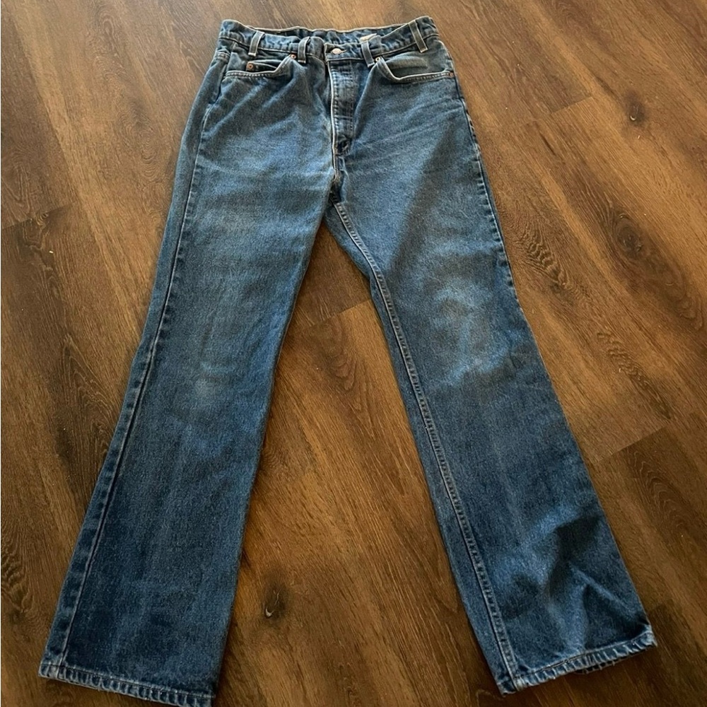 Levi’s 517 Orange tab bootcut jeans
